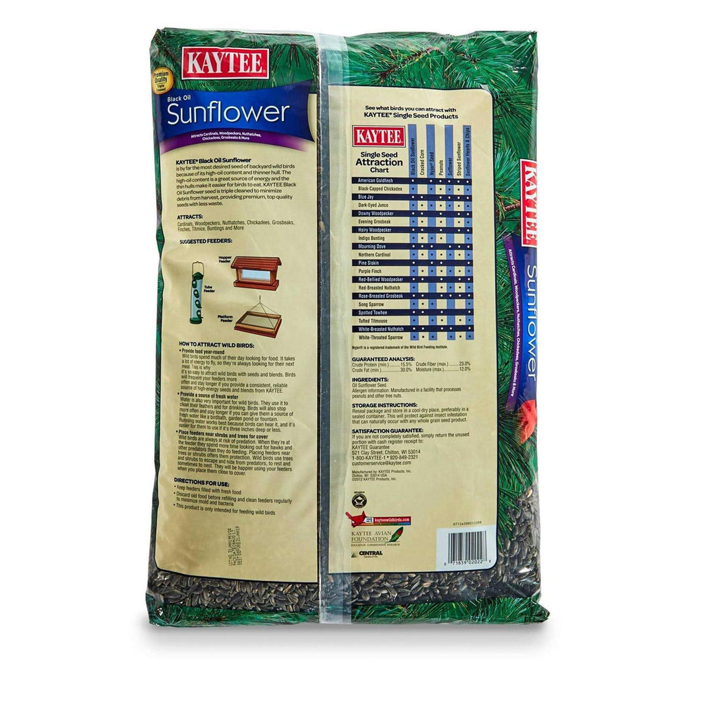 Black Oil Sunflower Wild Bird Food T7770