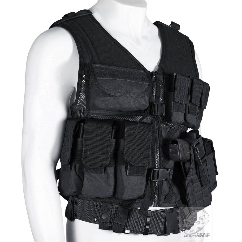 Black Entry Assault Vest F764