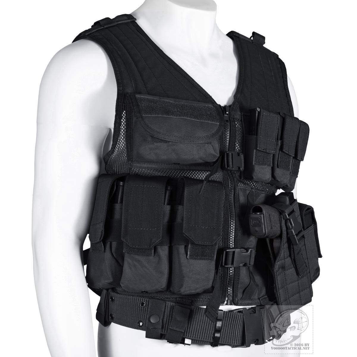 Black Entry Assault Vest F764