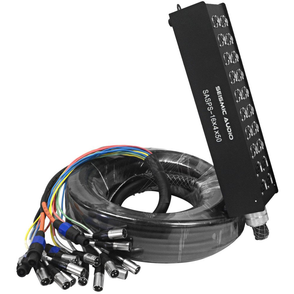 12 Channel XLR 4 Channel Speakon Speaker Cable 75 Feet M686894