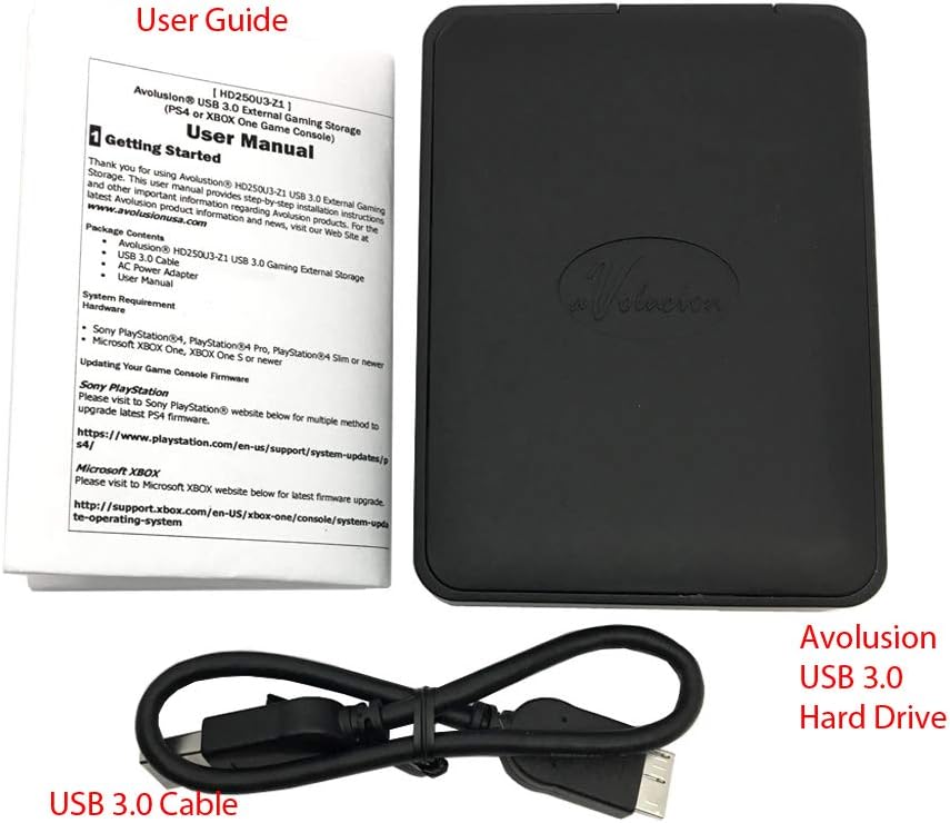 1TB USB 3.0 Portable External Hard Drive Pack of 2 Z787