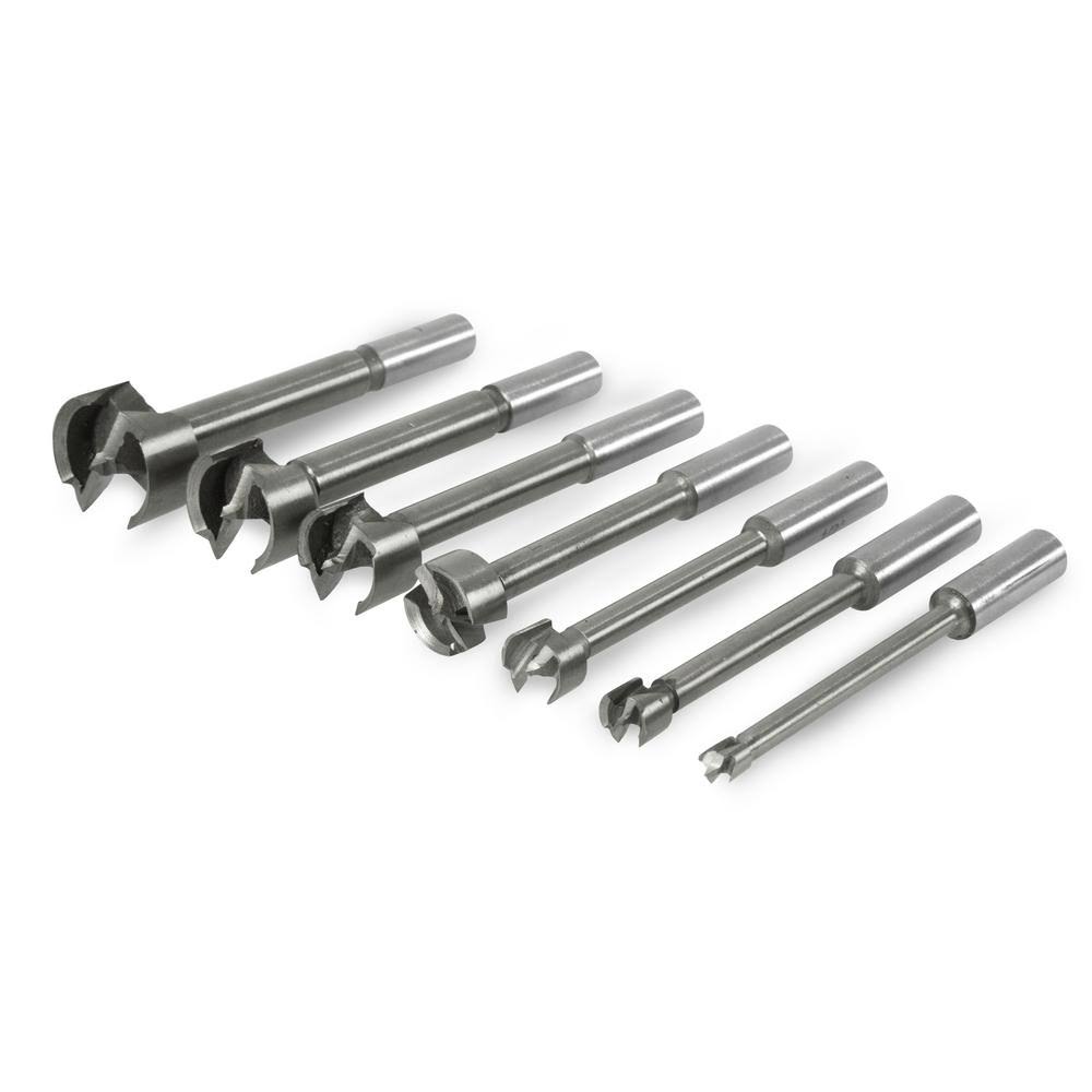 14-Piece Forstner Bit Set with Carrying Case J254377