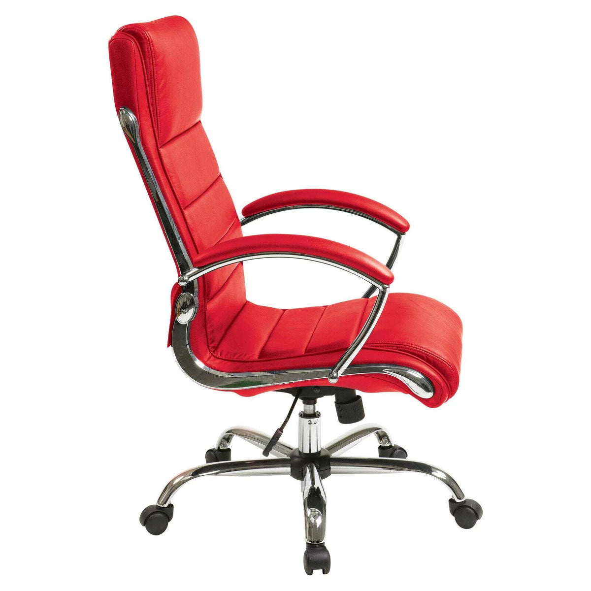 Cream Faux Leather Executive Chair G73499