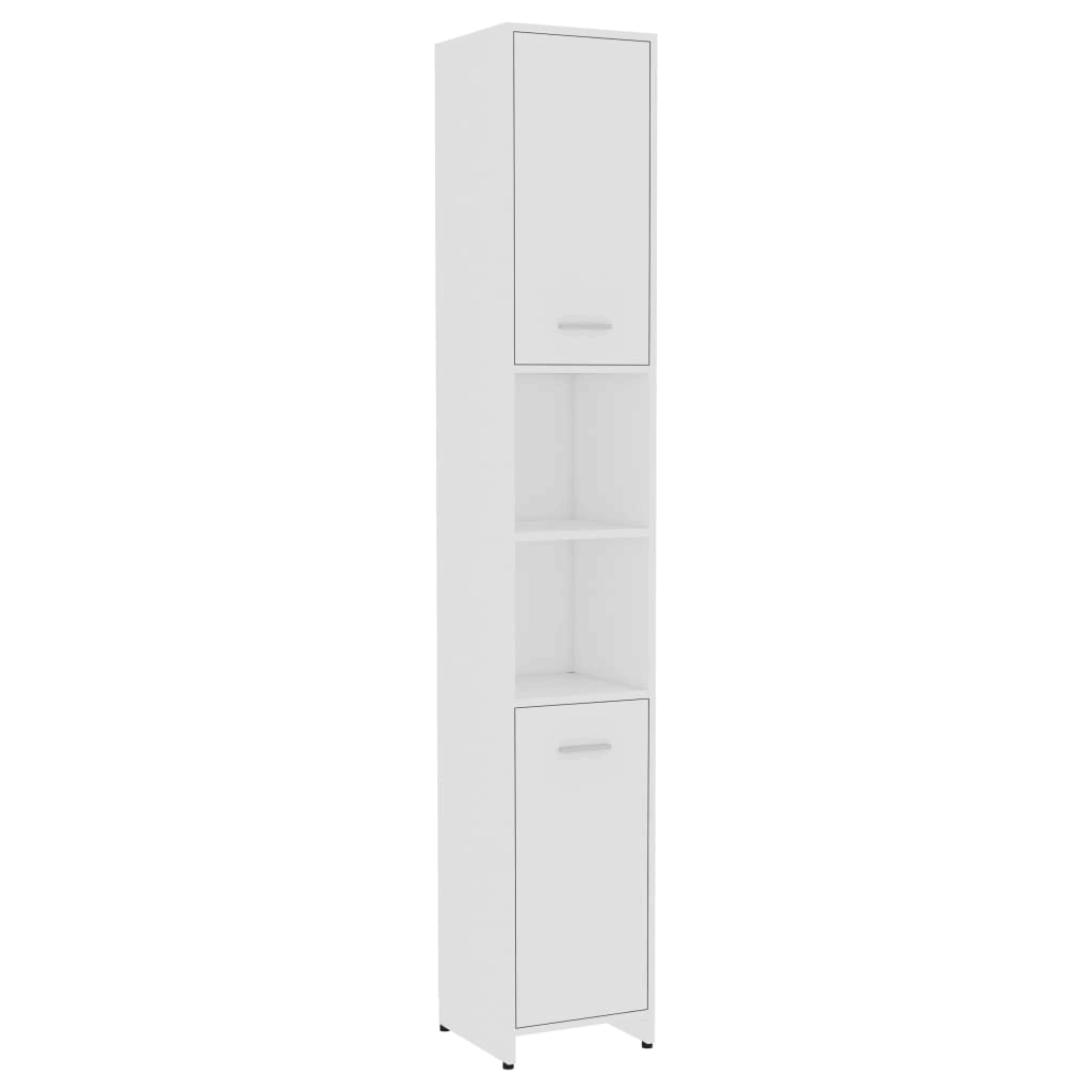 Gray Chipboard Bathroom Cabinet C252