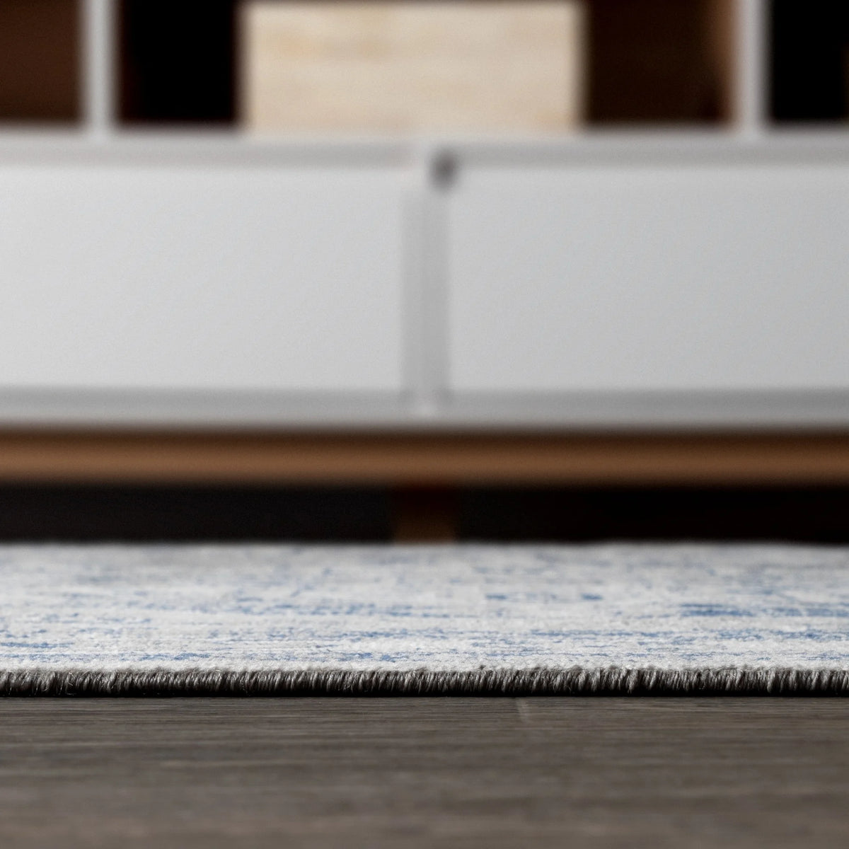 Light Grey/Navy 4 ft. x 6 ft. Area Rug A6666