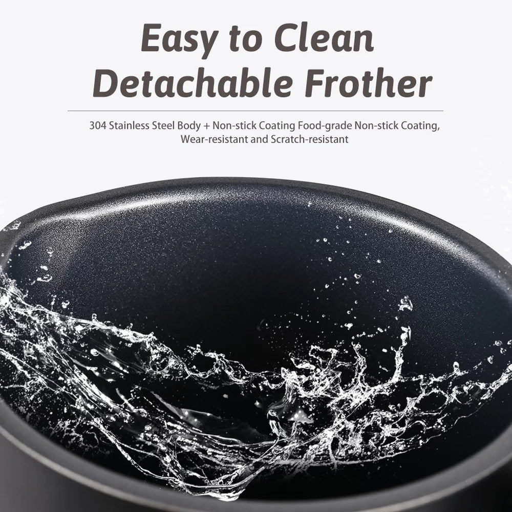4 in 1 Stainless Steel Electric Milk Frother and Steamer Y891