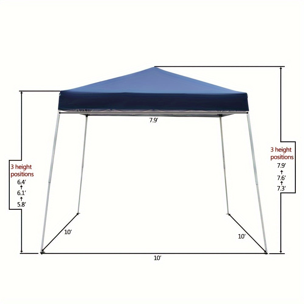 Blue/White Portable Waterproof Folding Tent P4811