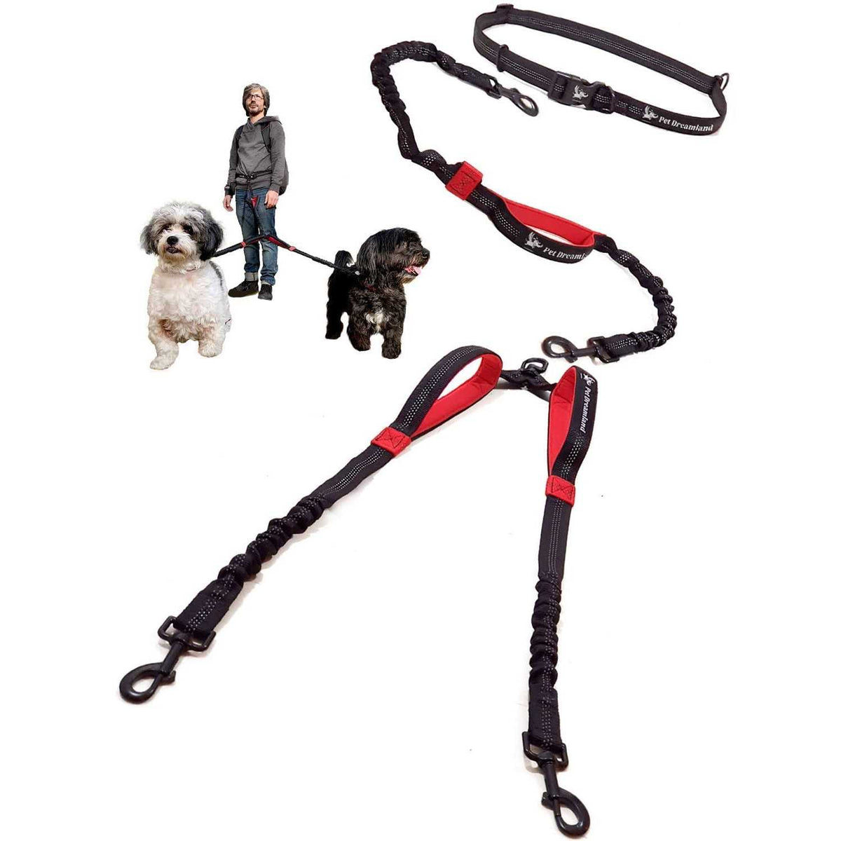 Double Dog Leash for Large Dogs I8640