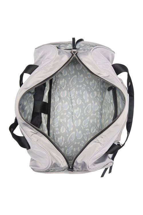 Grey Nylon Large Duffle T8249