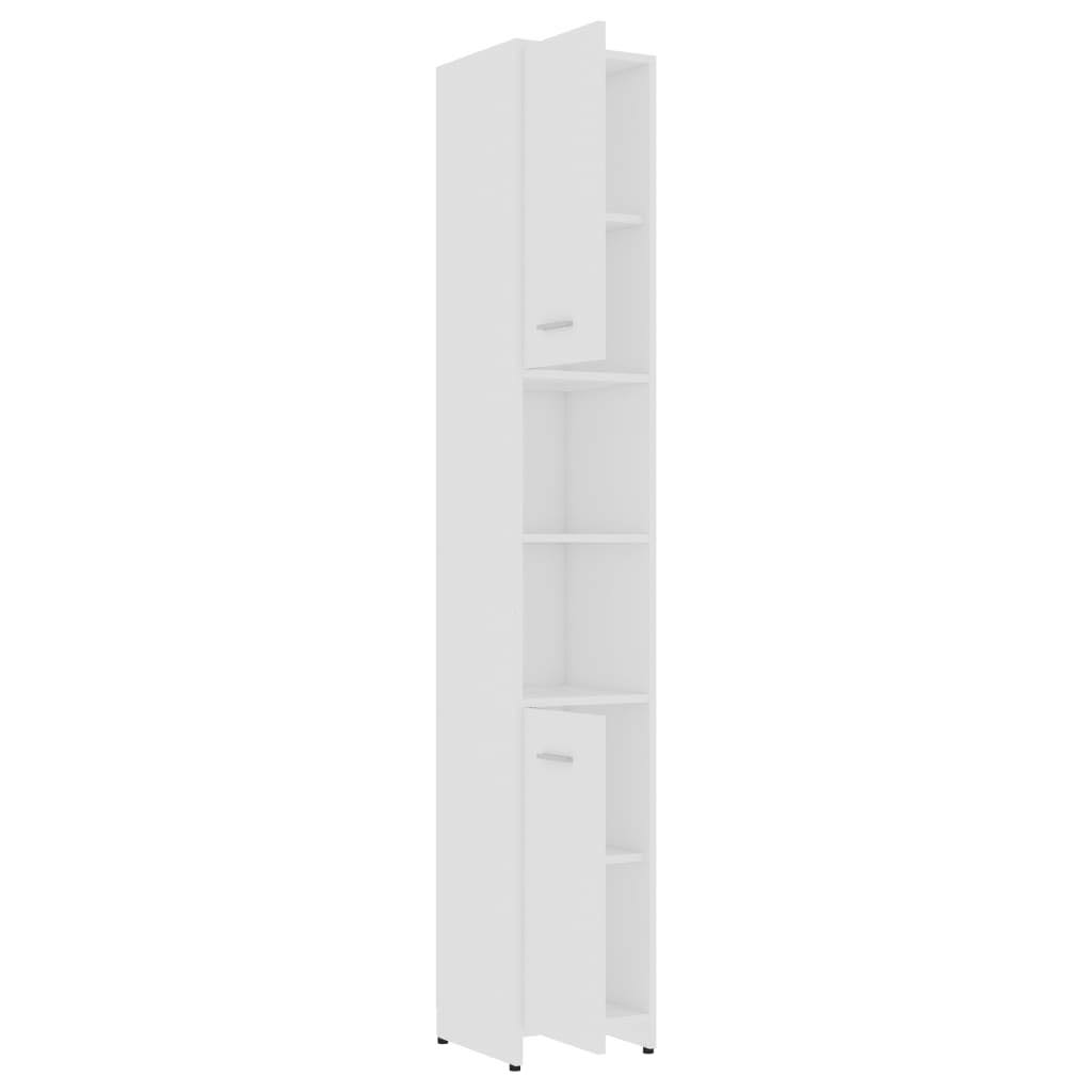 Gray Chipboard Bathroom Cabinet C252