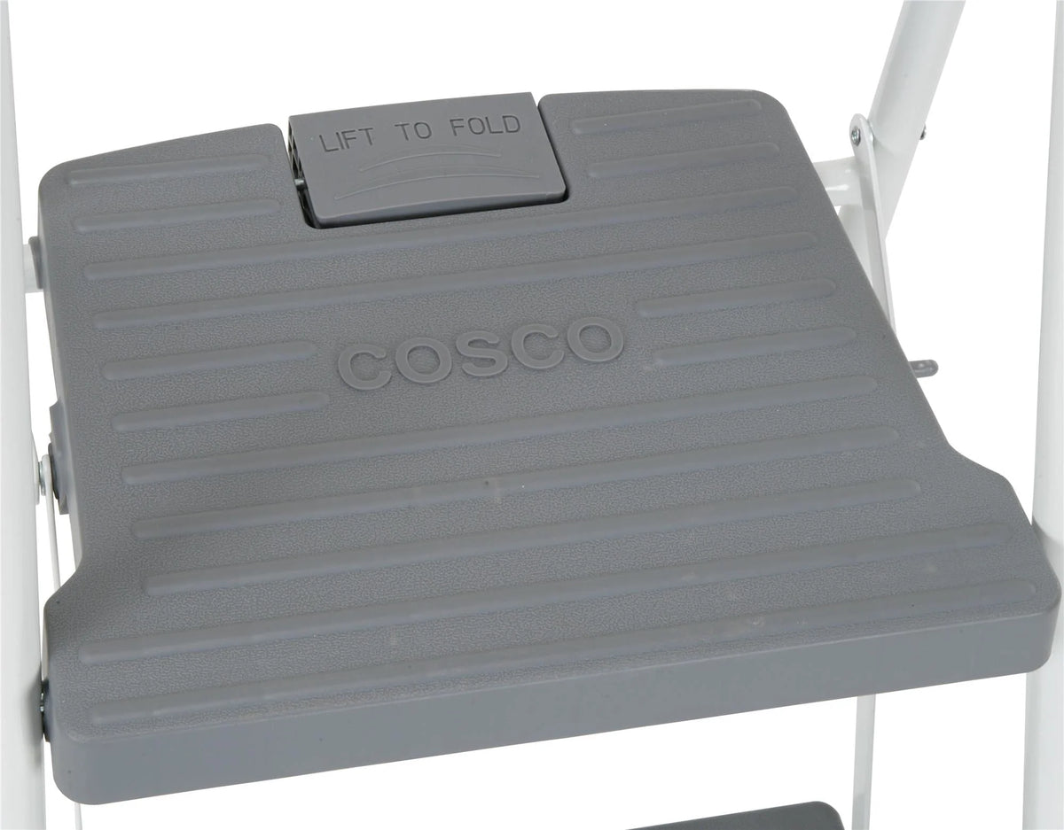 2-Step Folding Step Stool with Resin Steps D124582