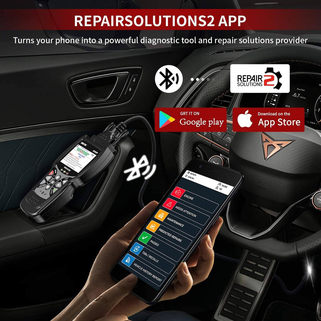 ABS Srs OBD2 Scanner Code Reader with Battery Reset Oil Light Reset X316074