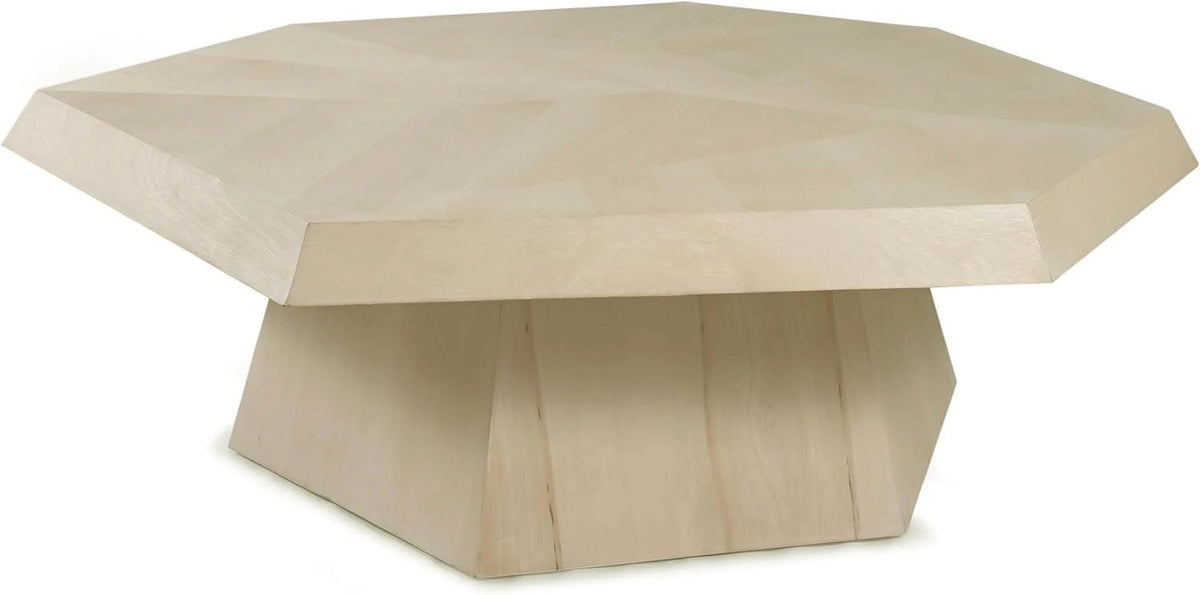 Hexagonal Natural Wood Table D226