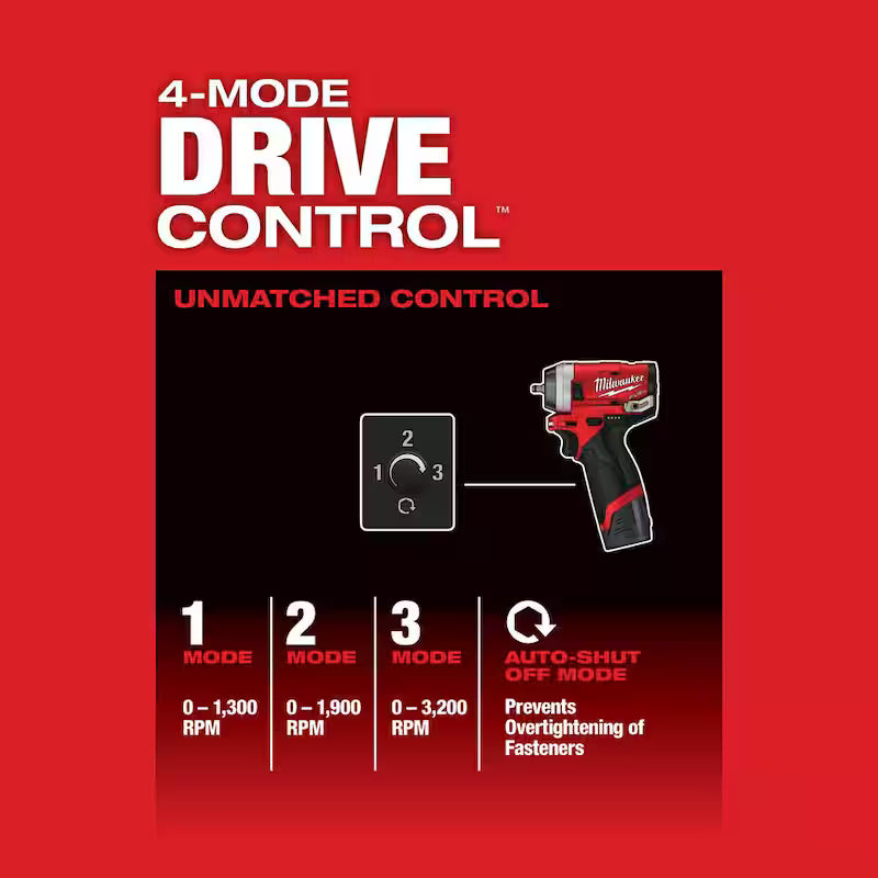 12V Lithium-Ion Brushless Cordless 1/4 in. Impact Wrench G598
