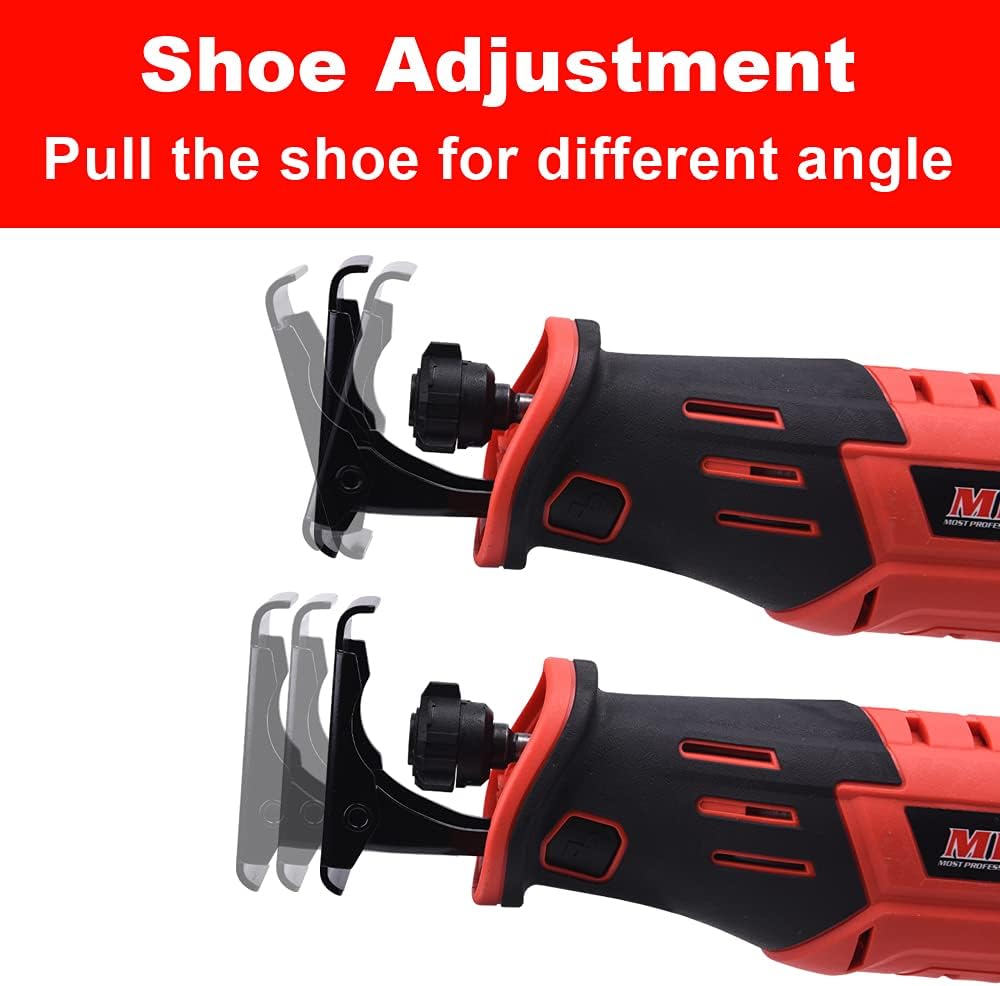 21V Cordless Reciprocating Saw with Battery and Charger, 2 Blades H95734