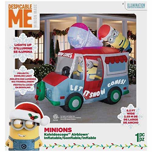 Inflatable Holiday Truck with Swirling Kaleidoscope O35597