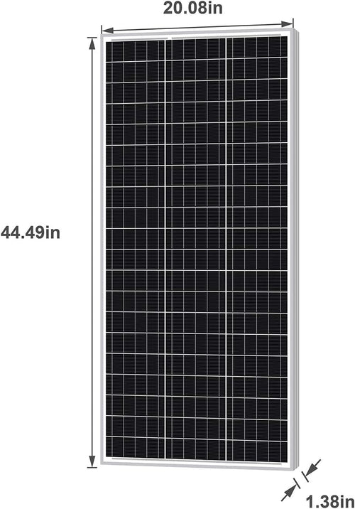 100 Watts 12 Volts Monocrystalline Solar Panel with Z Bracket P674762