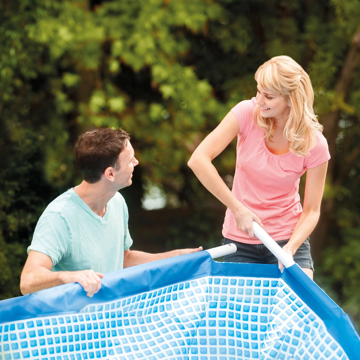 14.75' x 33" Rectangular Frame Above Ground Swimming Pool M565267