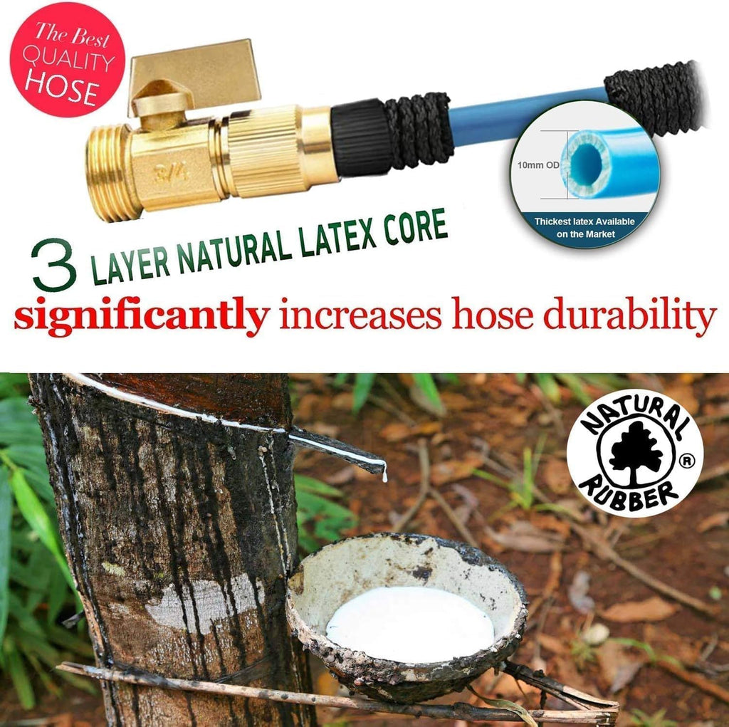 100FT Expandable Garden Hose with 10 Function Spray Nozzle O456090
