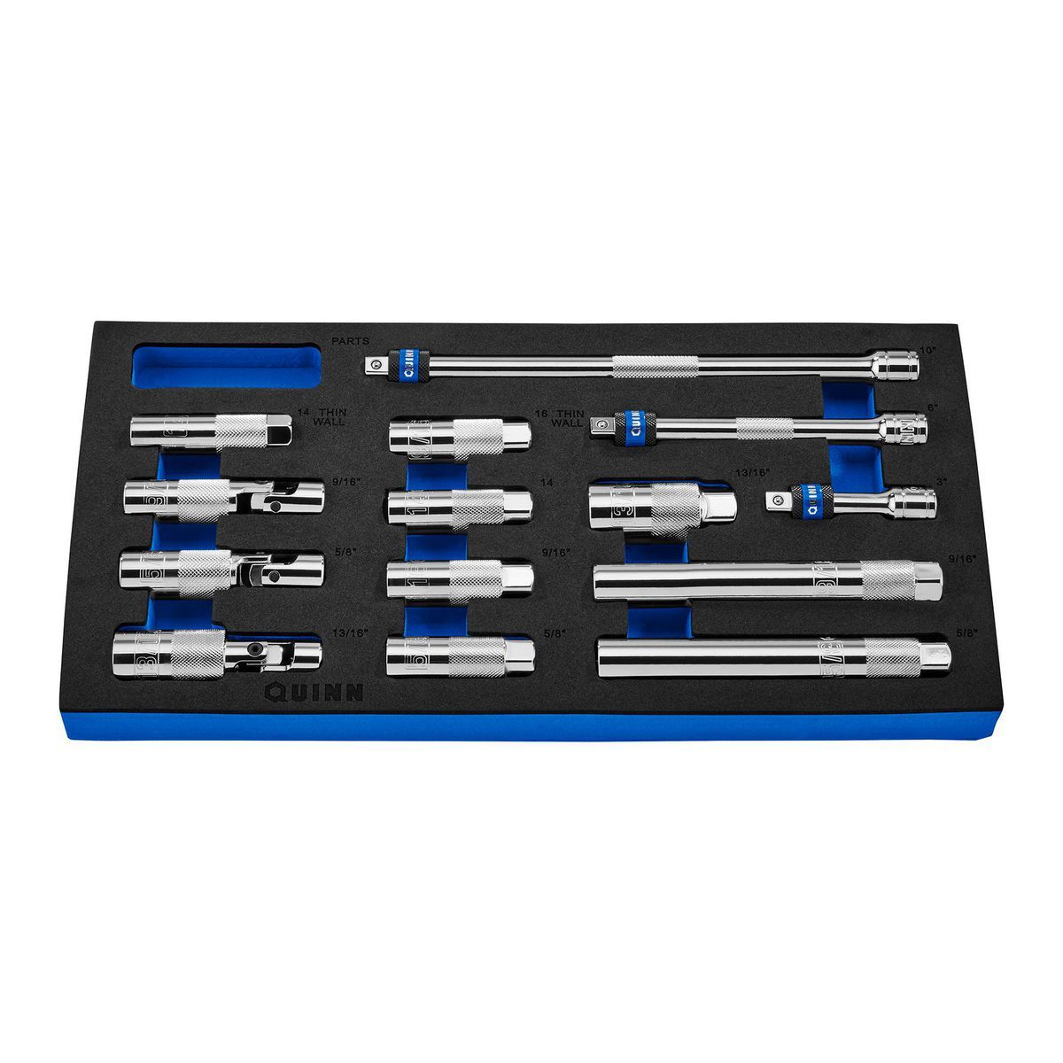 3/8 in. Drive SAE and Metric Spark Plug Socket Set, 14-Piece J4126