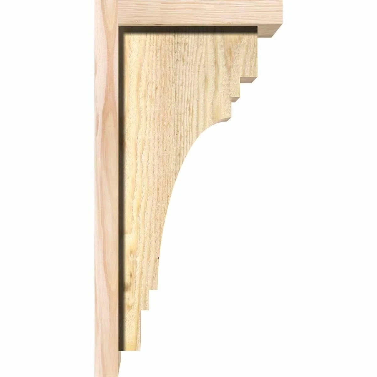 Douglas Fir Corbel with Backplate S2236