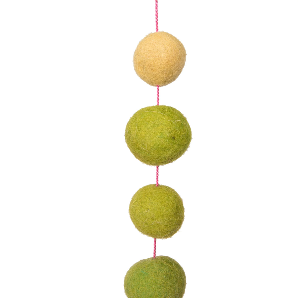 6' Multicolor Wool Pom Pom Garland D333685