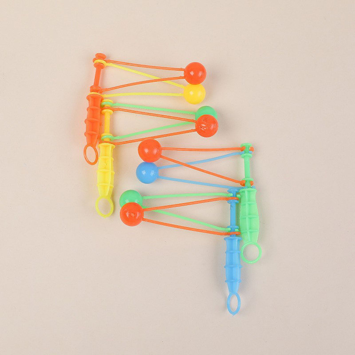30 Pcs Plastic Hand Cranked Bumper Ball Toy Z452552
