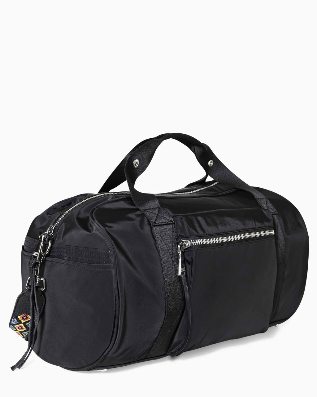Grey Nylon Large Duffle T8249