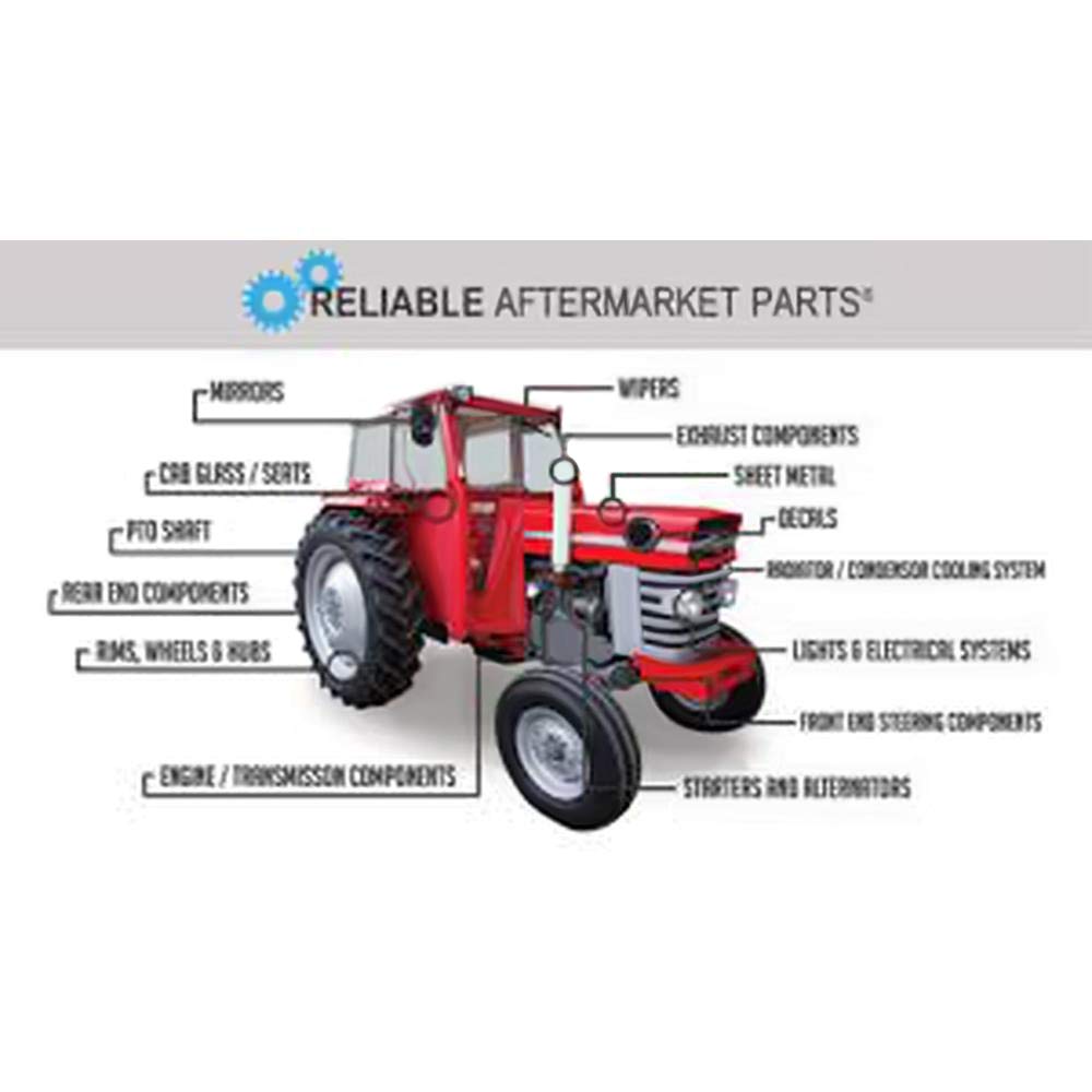 Blue Tractor Seat with Dual Drain Holes U313