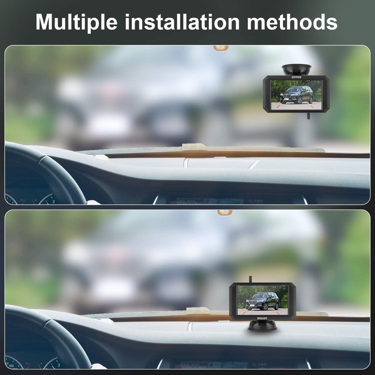 Wireless Backup Camera with 5 Inch Monitor and HD 1080P Night Vision Waterproof Camera Z459
