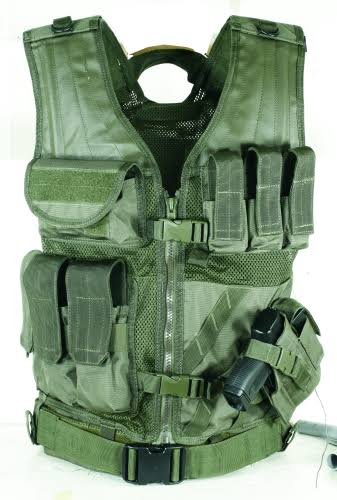 Black Entry Assault Vest F764