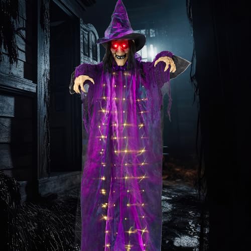 72” Hanging Witch Halloween Decoration H925399