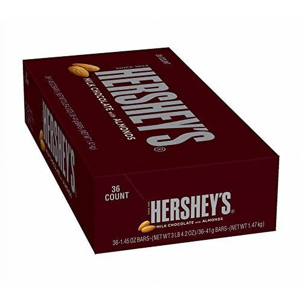 Milk Chocolate with Almonds Bars, 36 ct. Q43145