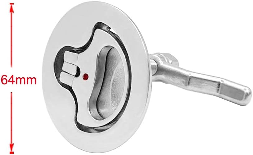 316 Stainless Steel Boat Cam Latch with Back Plate Pack of 2 P8551