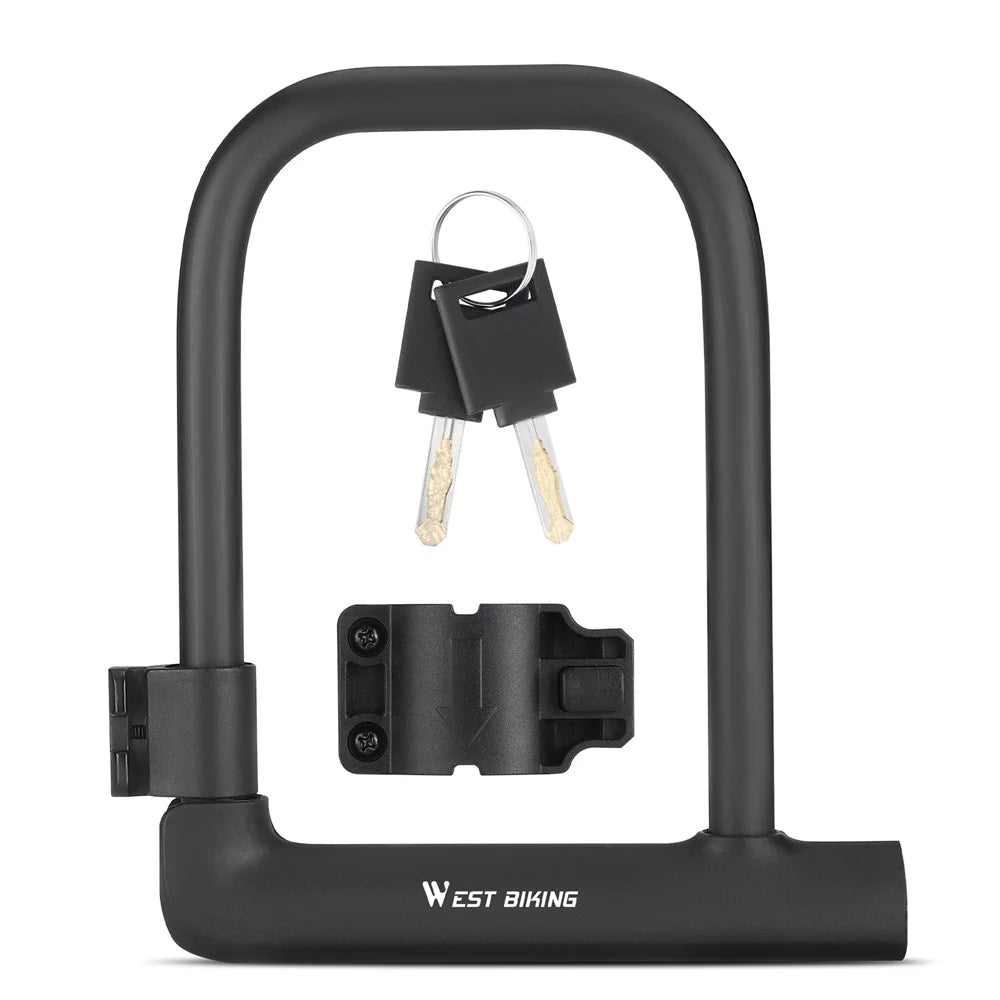 Heavy Duty U Lock with 2 Keys & Lock Holder G10966