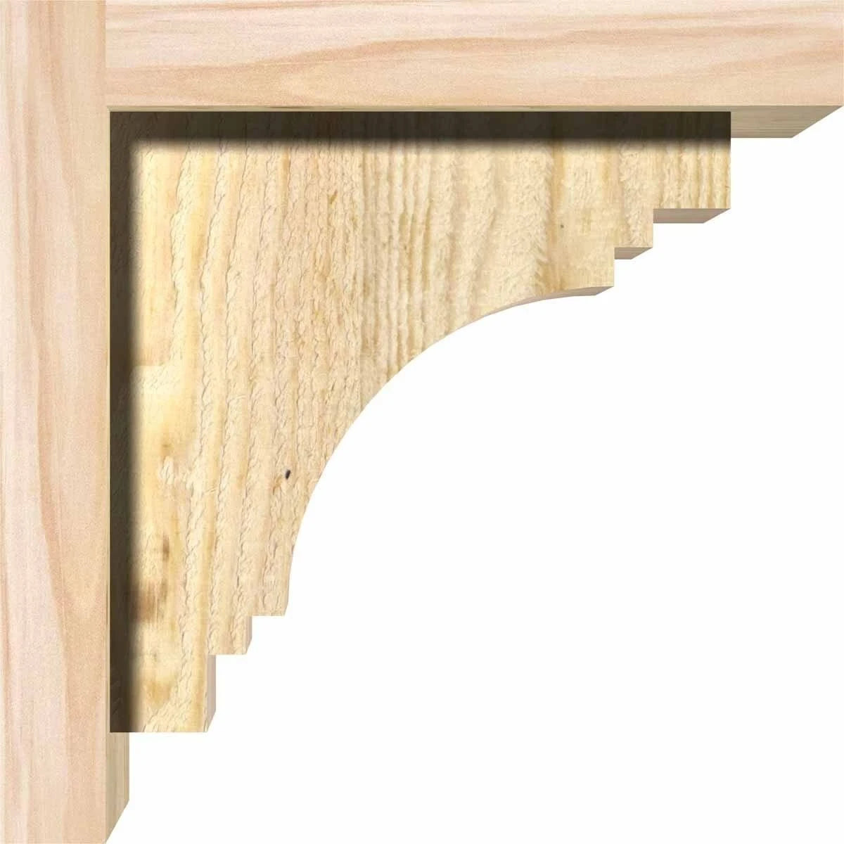 Douglas Fir Corbel with Backplate S2236