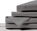 White Queen Size 600 Thread Count Egyptian Cotton 4 Piece Sheet Set O6815