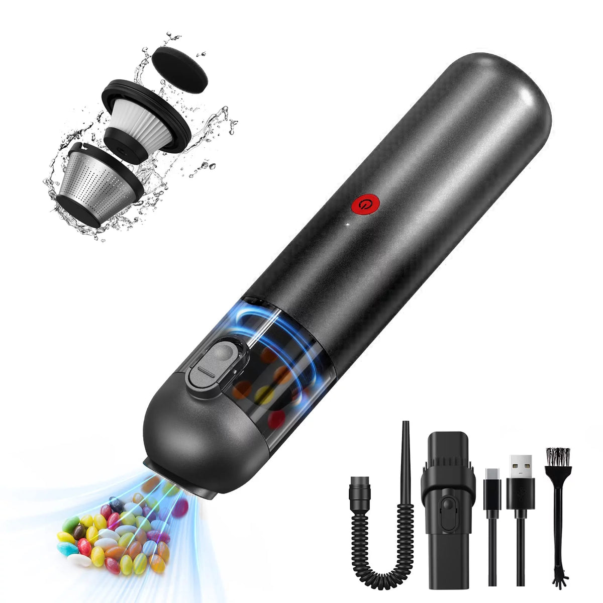 Cordless Handheld Vacuum 16KPA Portable I45506