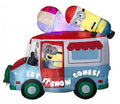 Inflatable Holiday Truck with Swirling Kaleidoscope O35597