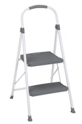 2-Step Folding Step Stool with Resin Steps D124582