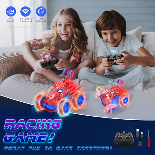 Rechargeable Stunt RC Car with 360 Flips 4WD J28134