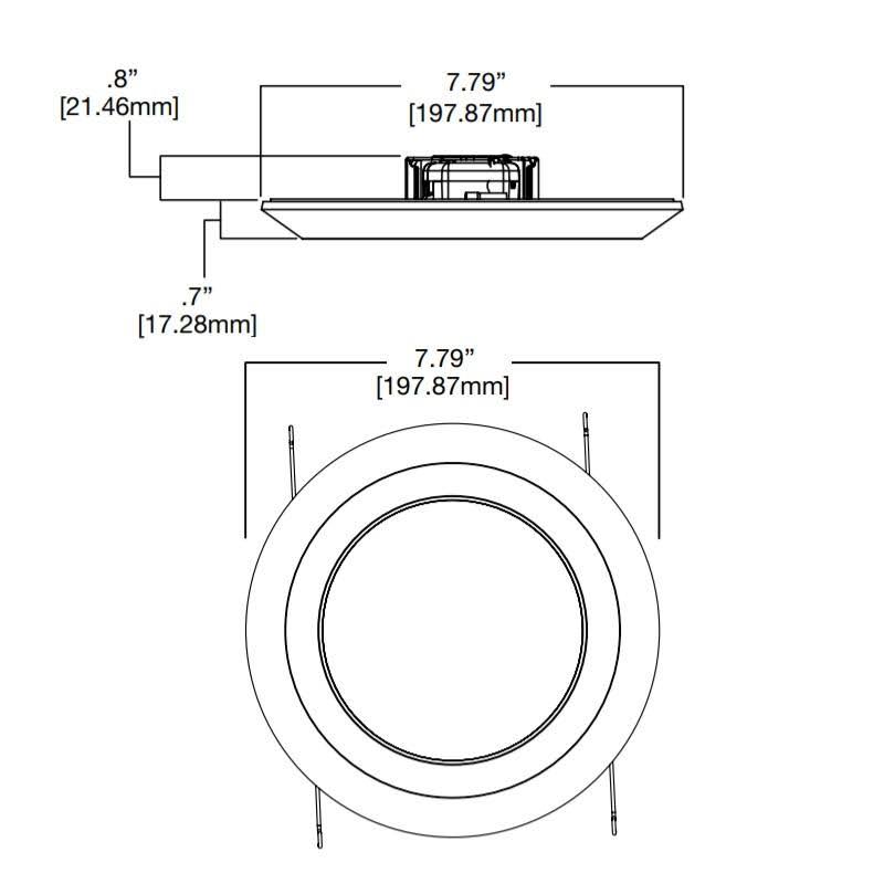 13.2W LED Surface Downlight, 3000K A24813