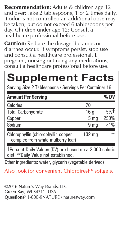 Liquid Chlorophyll Natural Mint F926315