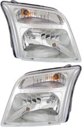 Headlight Assembly Pair for Ford Transit Connect 2010 2011 2012 2013 P412480
