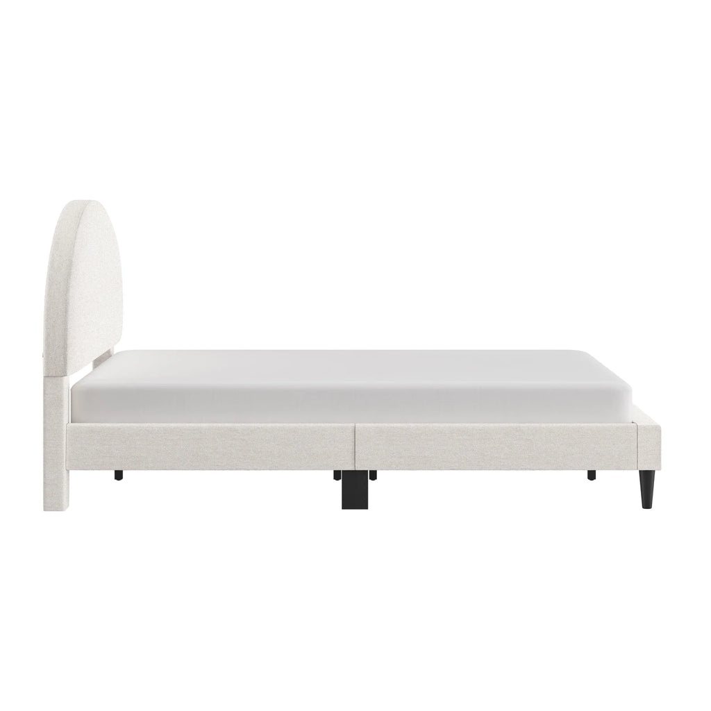 Queen Upholstered Platform Bed L7957