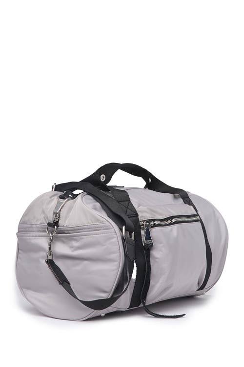 Grey Nylon Large Duffle T8249