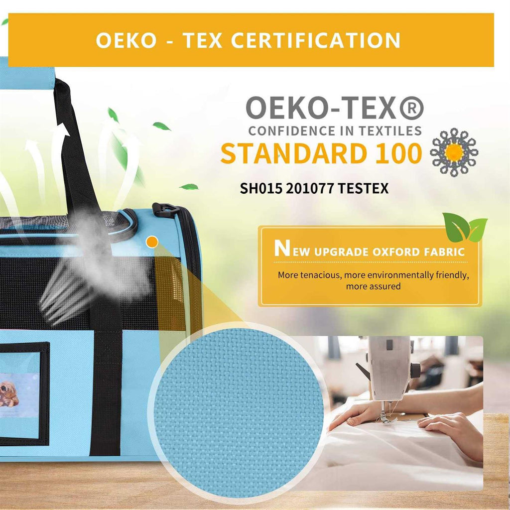 Cat Dog Pet Carrier Airline Approved I9897
