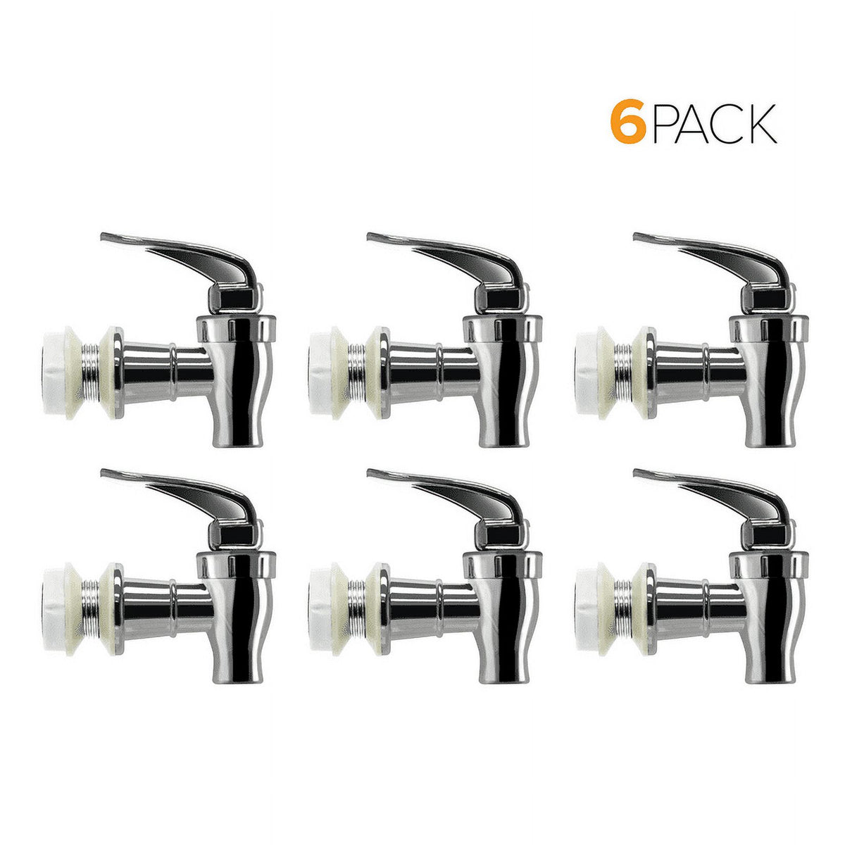 Chrome Replacement Valve 6-Pack for Water Dispensers Y809099