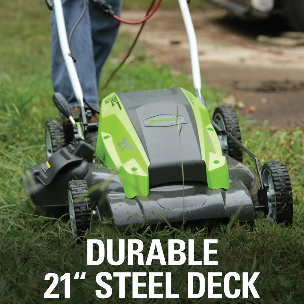 21 Amp Corded Electric Walk-Behind Push Lawn Mower E87639