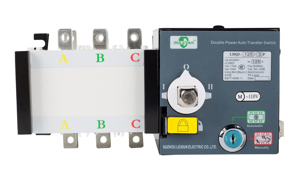 2 Pole 125A Automatic Transfer Switch Pack of 2 T39757